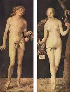 Albrecht Durer Adam and Eve oil painting